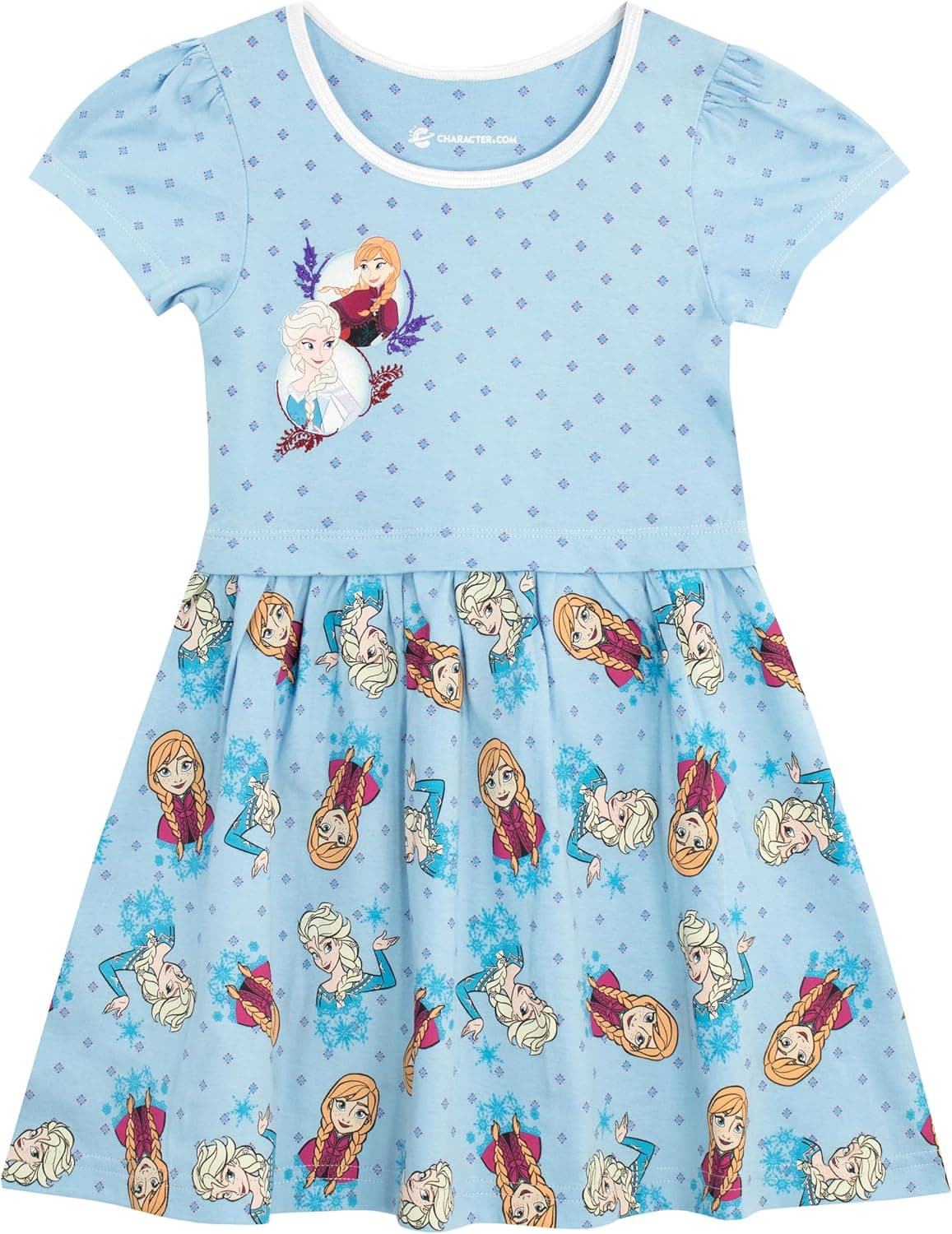 Disney Frozen Kleid | Prinzessin Kleider Für Mädchen | Anna Und ELSA Kinder Sommerkleid