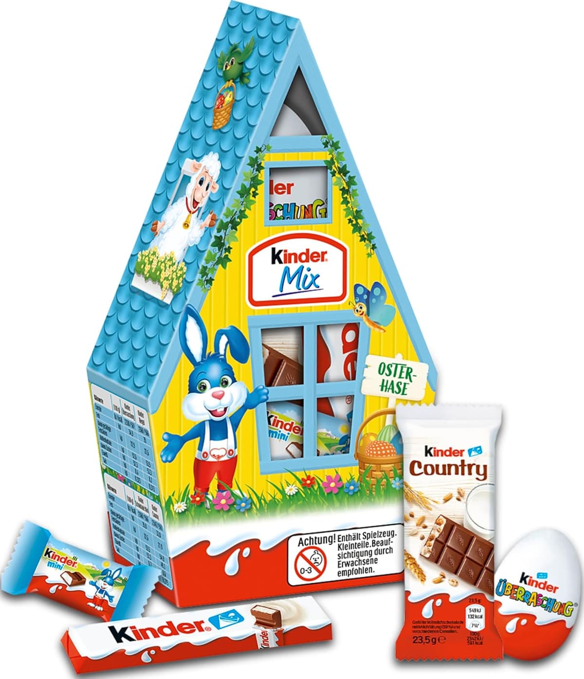 kinder Mix Häuschen – Leckere Mischung aus Produkten von kinder zu Ostern – Bild 1
