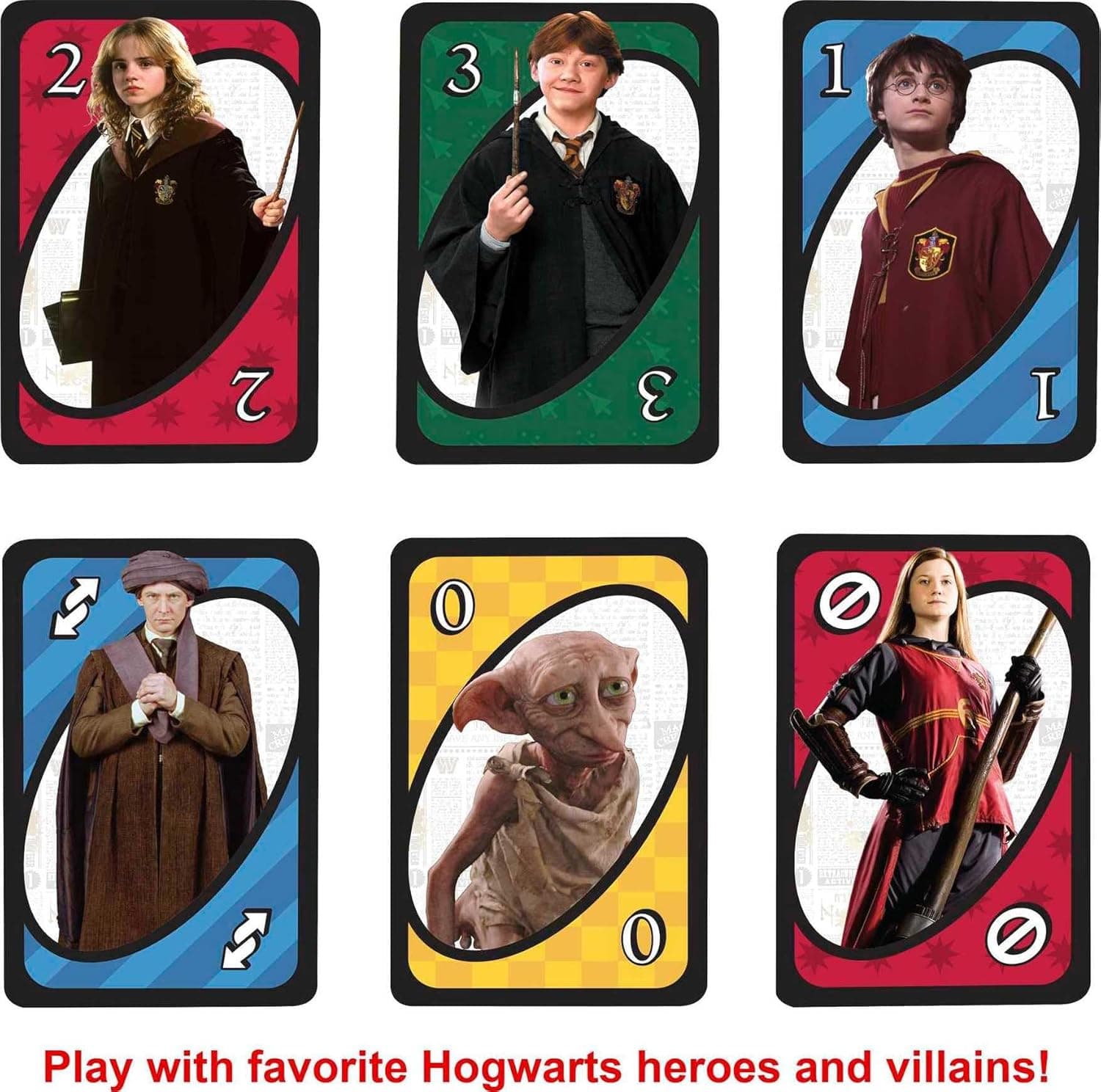 UNO Harry Potter - Kartenspiel mit beliebten Figuren aus der magischen Welt von Hogwarts – Bild 2