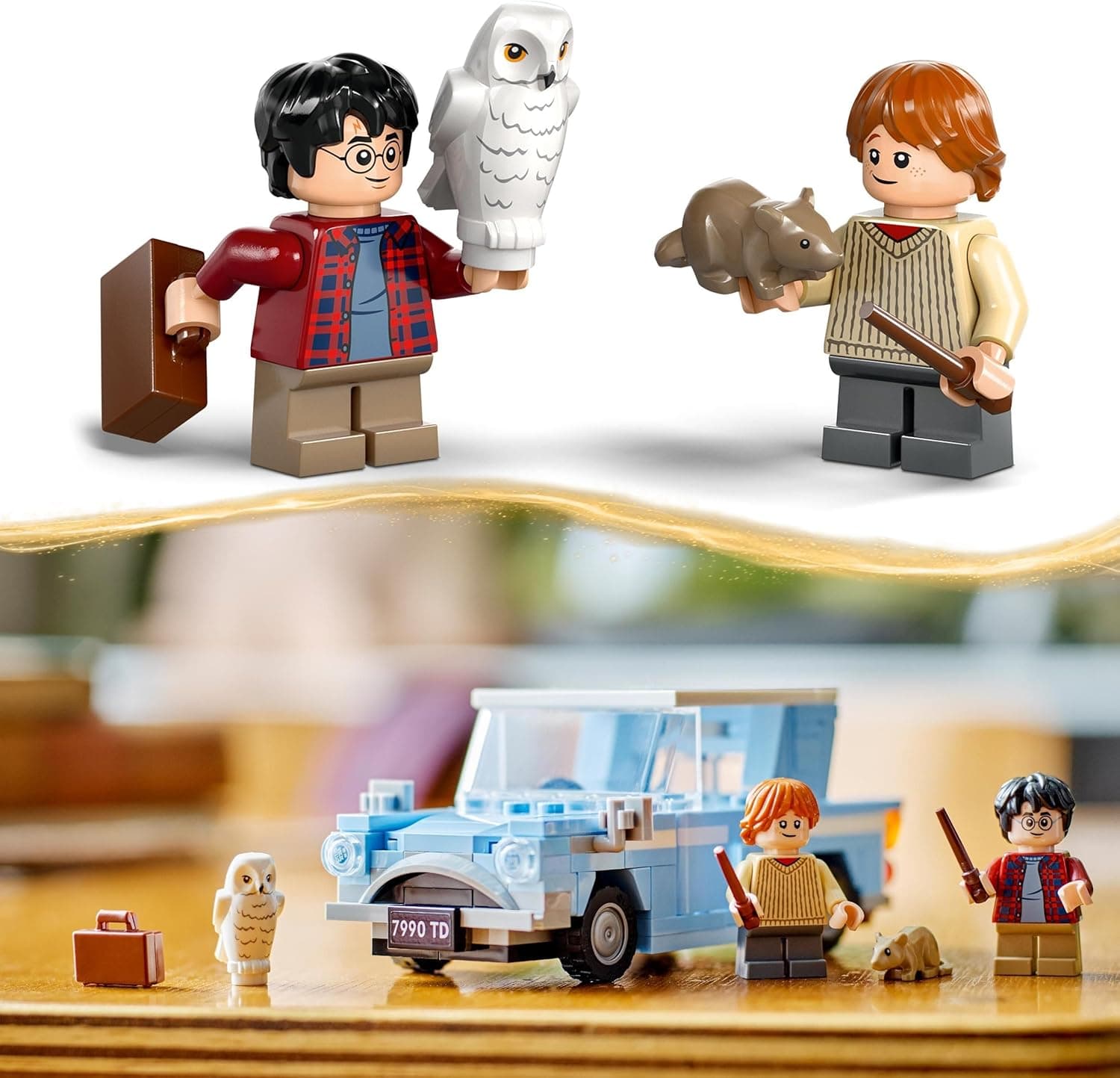 LEGO Harry Potter Fliegender Ford Anglia, baubares Spielzeug-Auto für Kinder – Bild 3