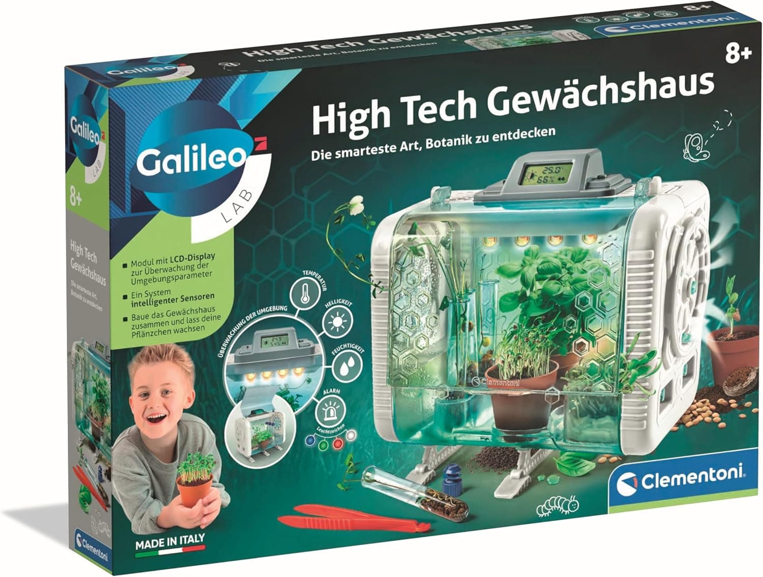 Clementoni Galileo Lab High Tech Gewächshaus - Experimentierkasten