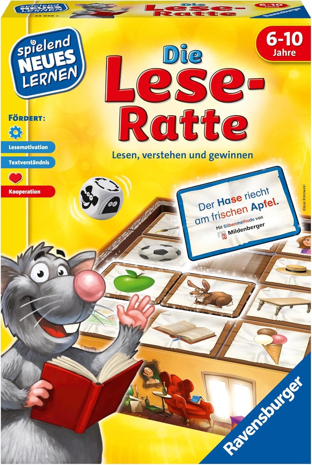 Ravensburger - Die Lese-Ratte - Spielen und Lernen für Kinder