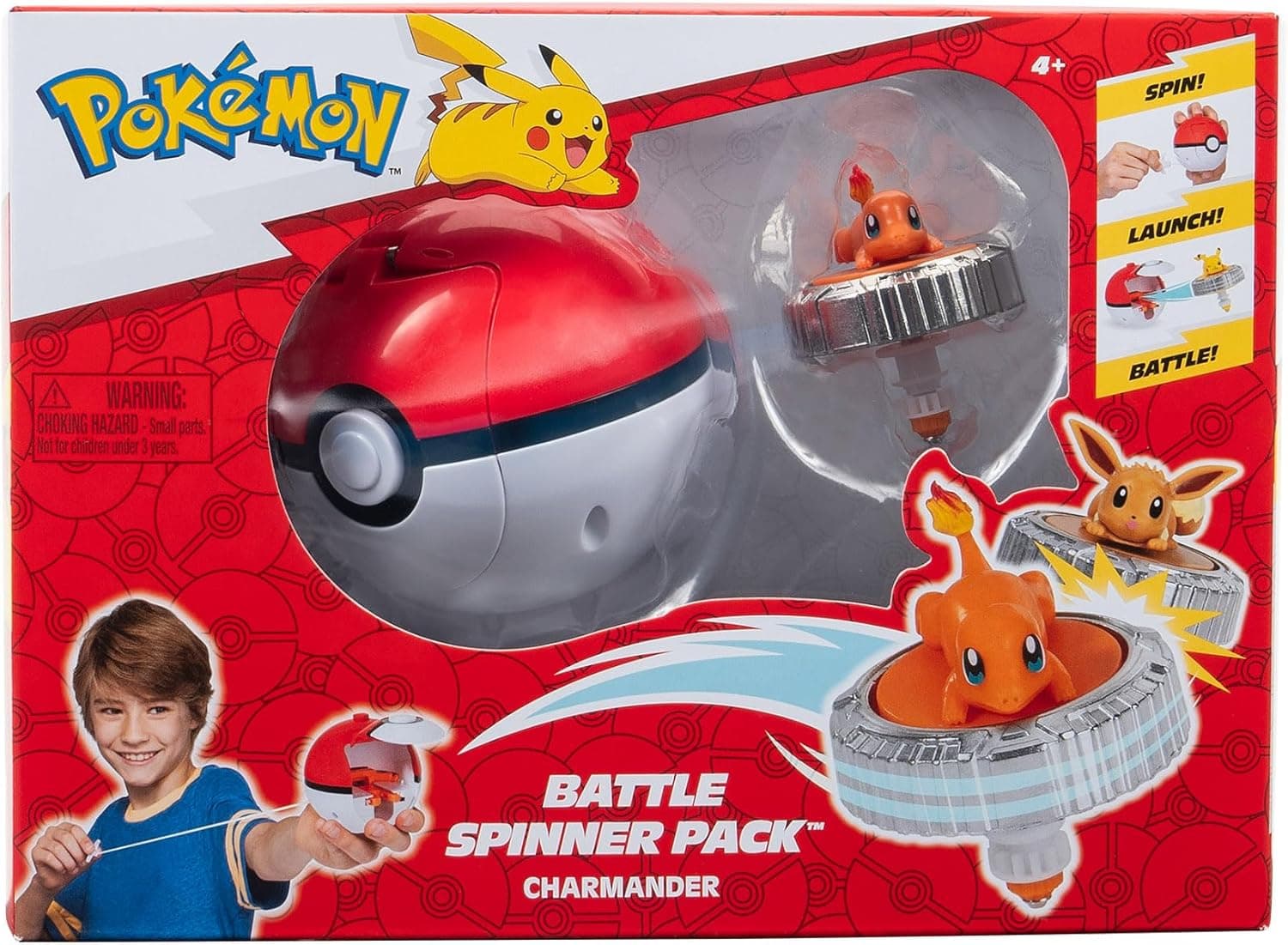 Pokémon - Battle Spinner - Glumanda, offizielles Spielset