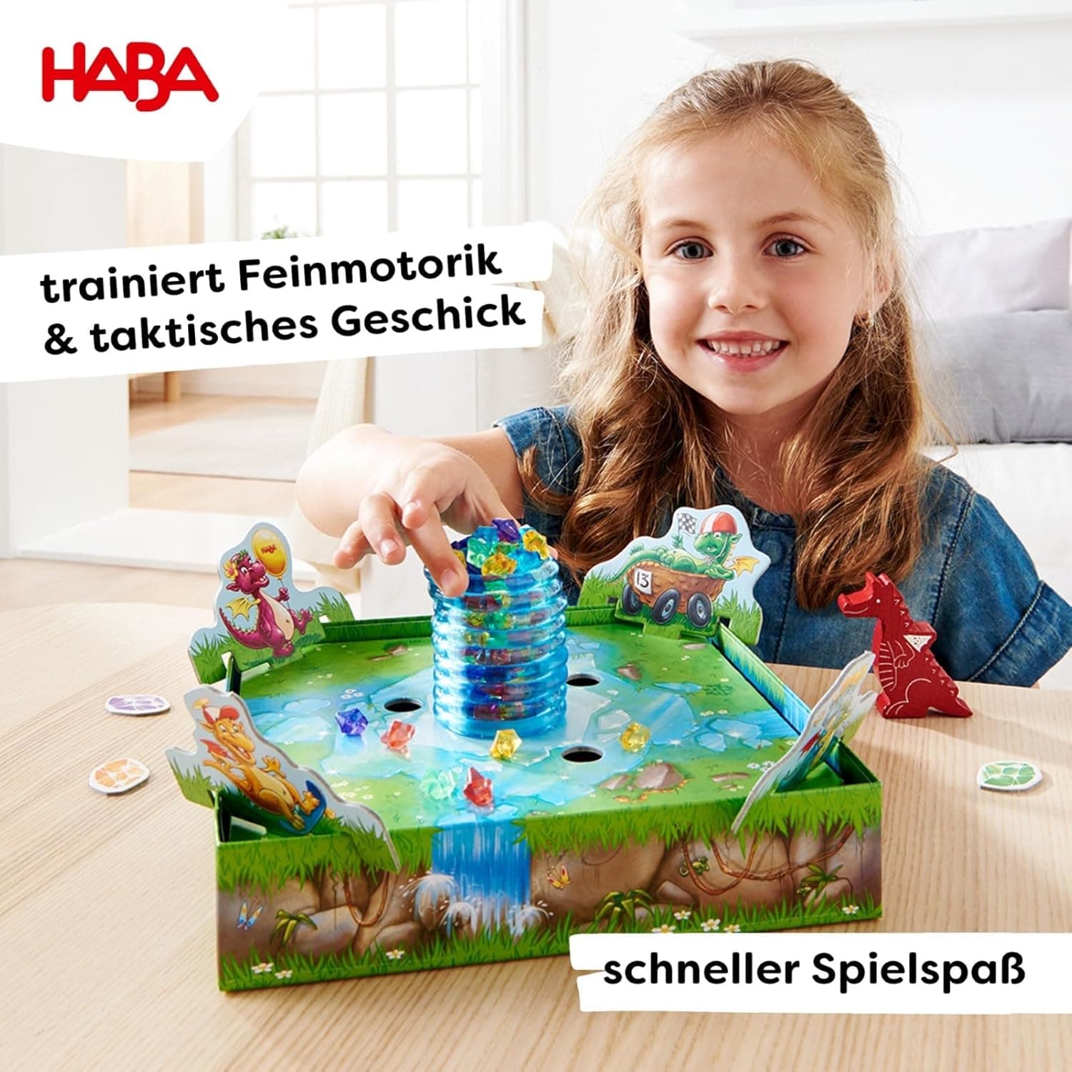 HABA Funkelschatz – Kinderspiel des Jahres 2018, 3D Fantasy Brettspiel – Bild 3