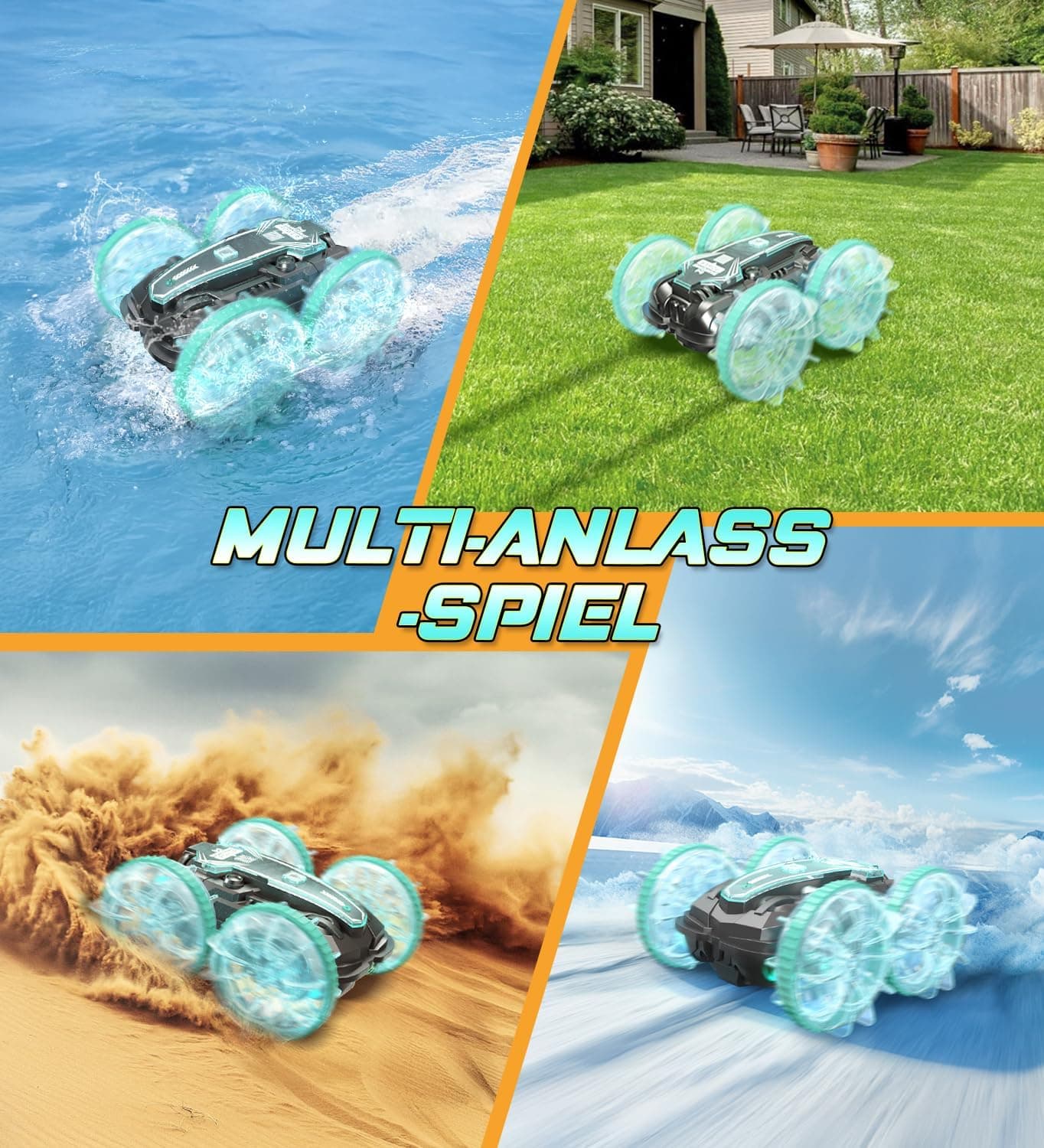 Amphibienfahrzeug Ferngesteuertes Auto 3+ Jahre – Bild 2