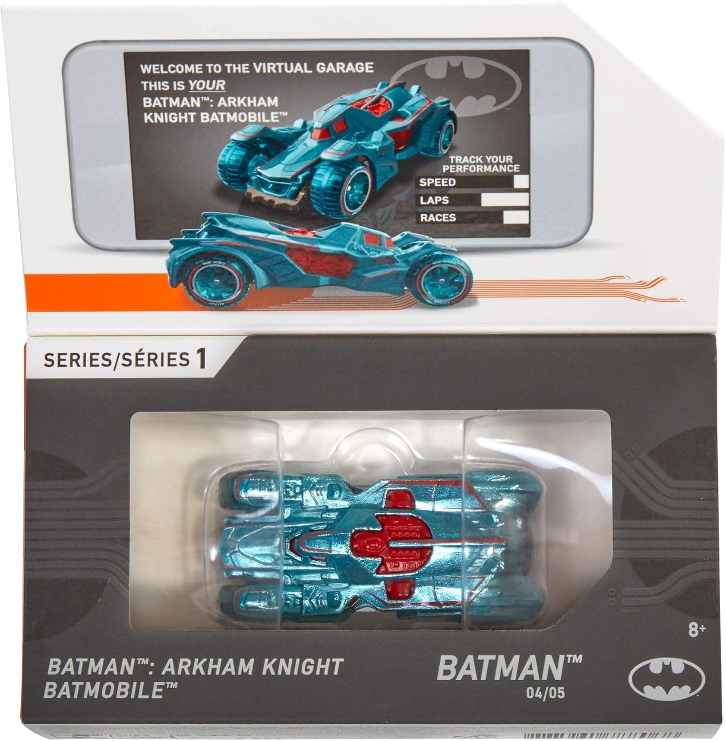 Hot Wheels Arkham Batmobil mit NFC-Chip zum Scannen iD App – Bild 2