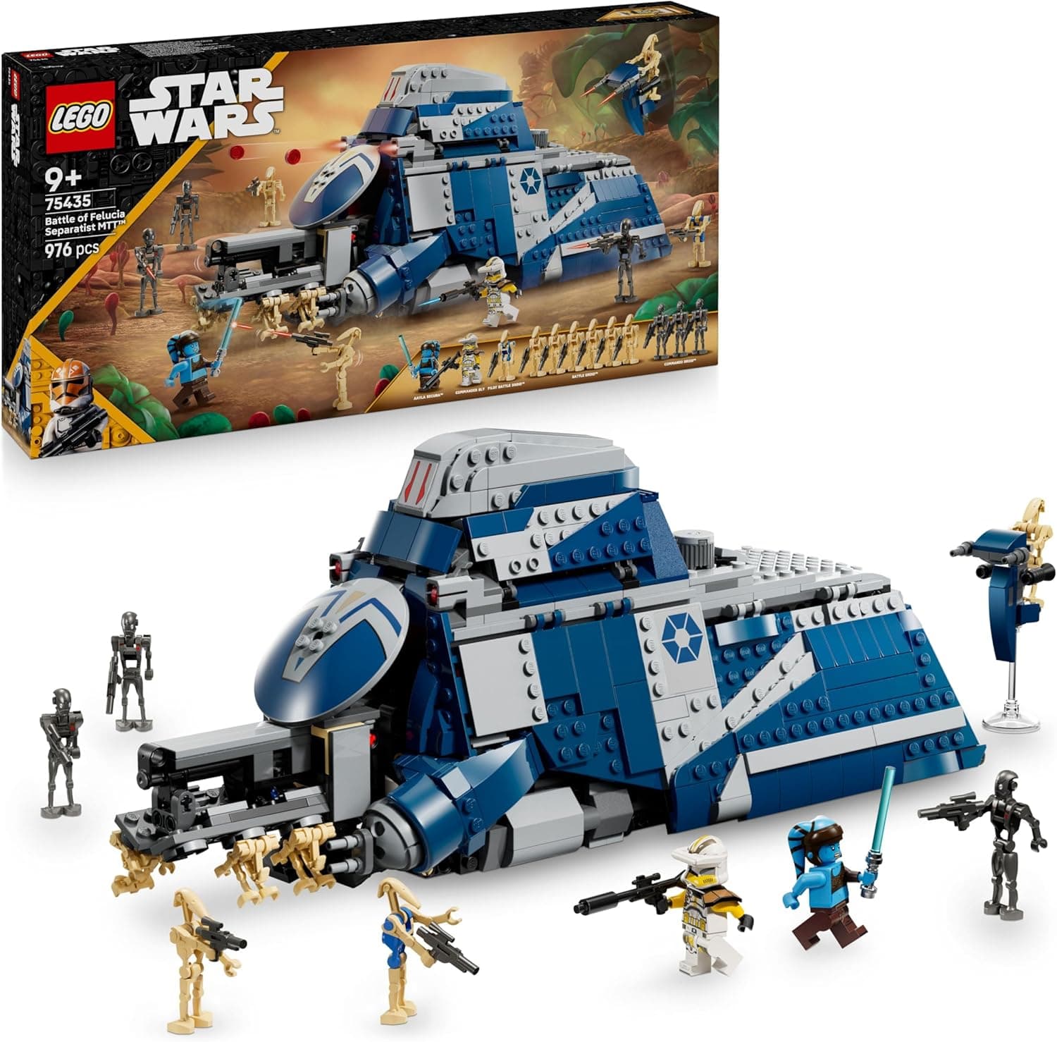 LEGO Star Wars: The Clone Wars MTT der Separatisten in der Schlacht von Felucia - Spielzeug mit Lichtschwert – Bild 1