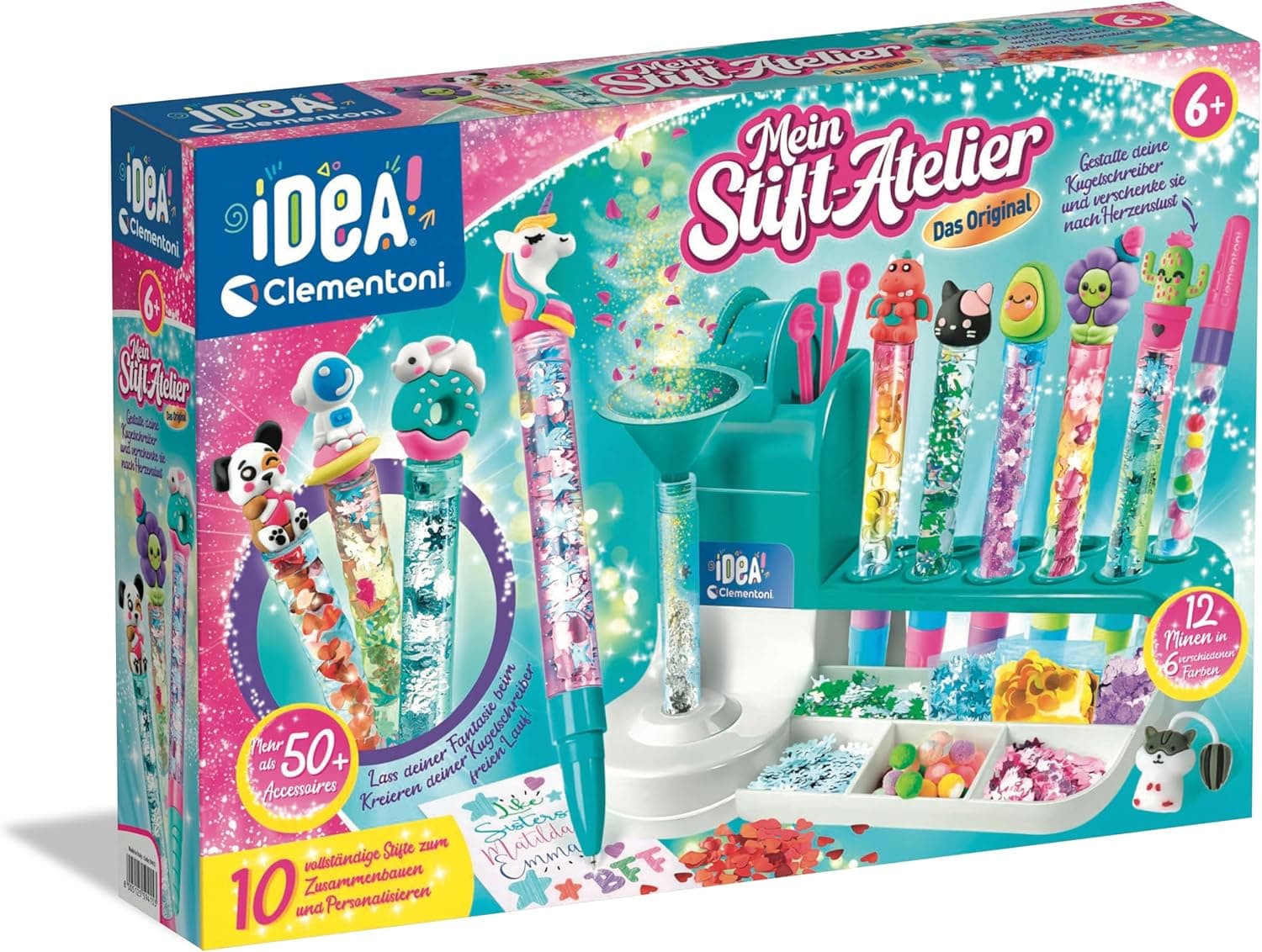 Clementoni Idea Stift-Atelier mit über 50 Accessoires