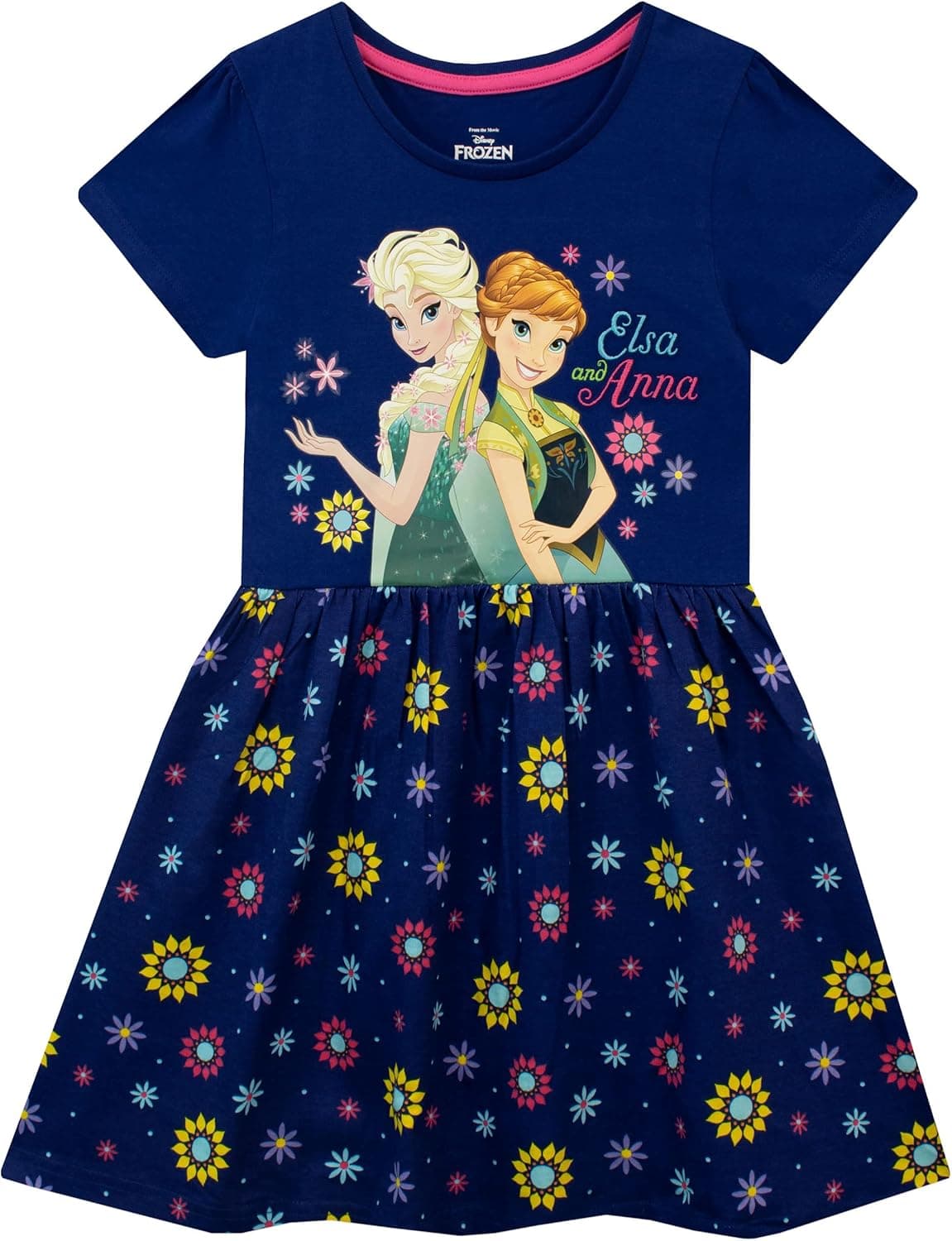 Disney Frozen Kleid Kurzarm Madchen | Prinzessinnen Kleid Mädchen | Kostüm Prinzessin