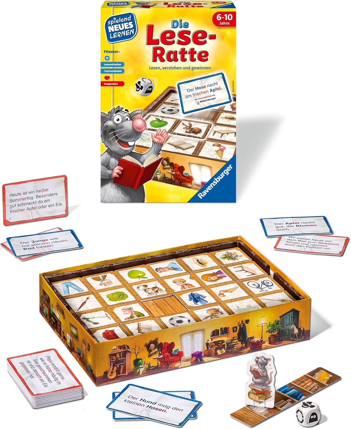 Ravensburger - Die Lese-Ratte - Spielen und Lernen für Kinder – Bild 2