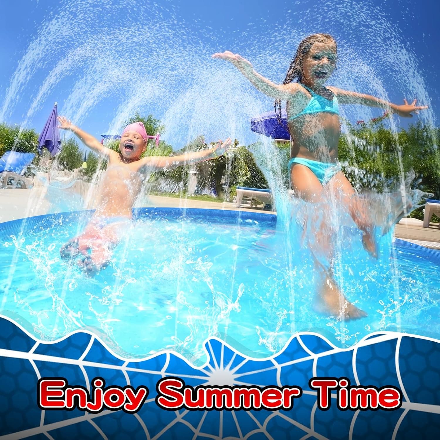 Outdoor-Sprinkler für Kinder, Wasser-Sommer-Spielzeug – Bild 2