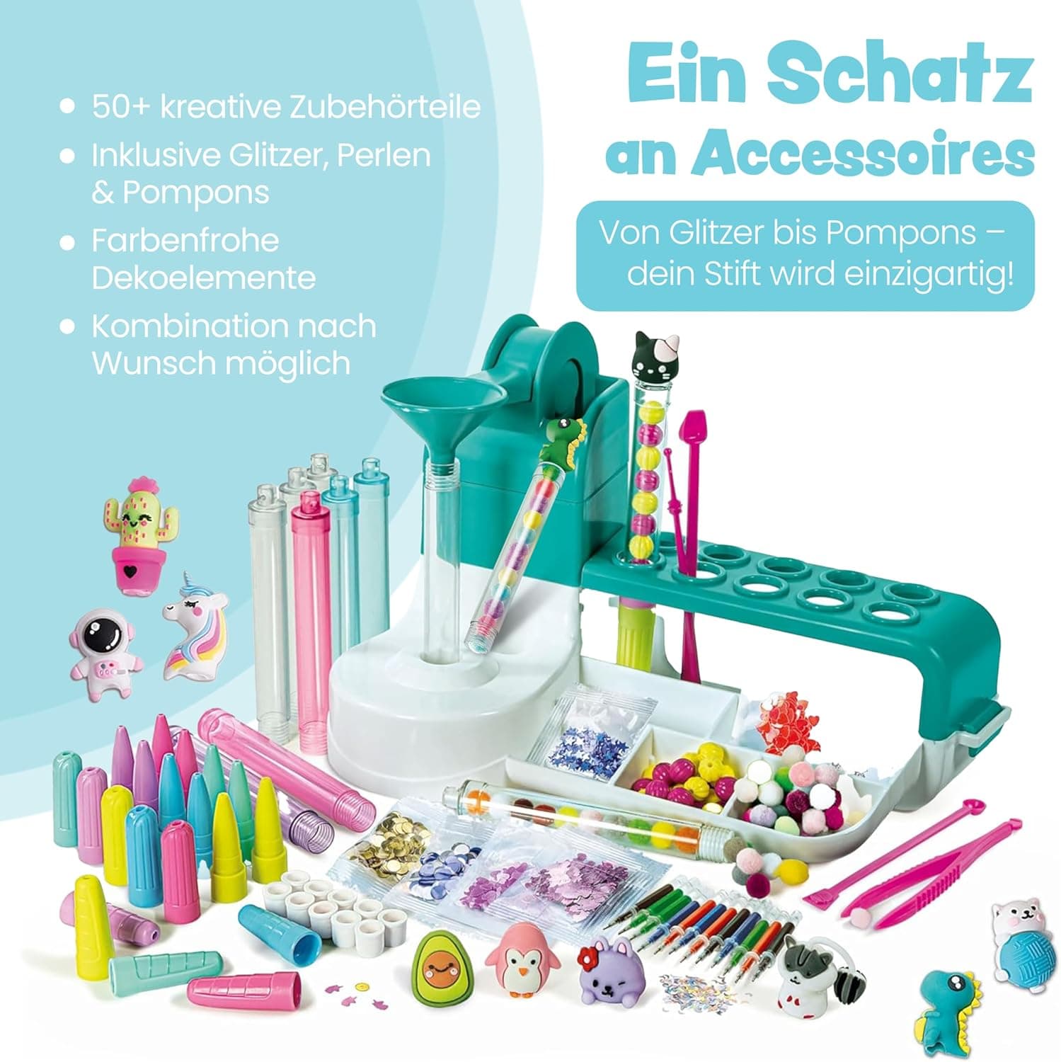 Clementoni Idea Stift-Atelier mit über 50 Accessoires – Bild 4