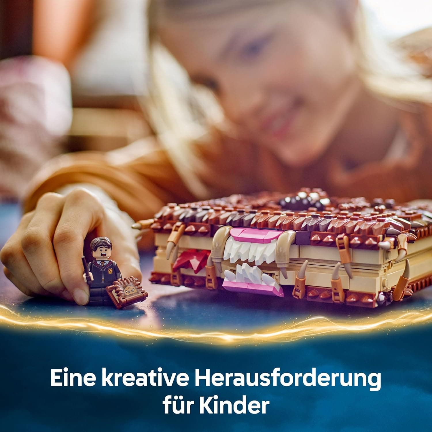 LEGO Harry Potter Beißendes Monsterbuch der Monster – Interaktives Spielzeug mit Rückziehmotor und beißendem Mund – Bild 2