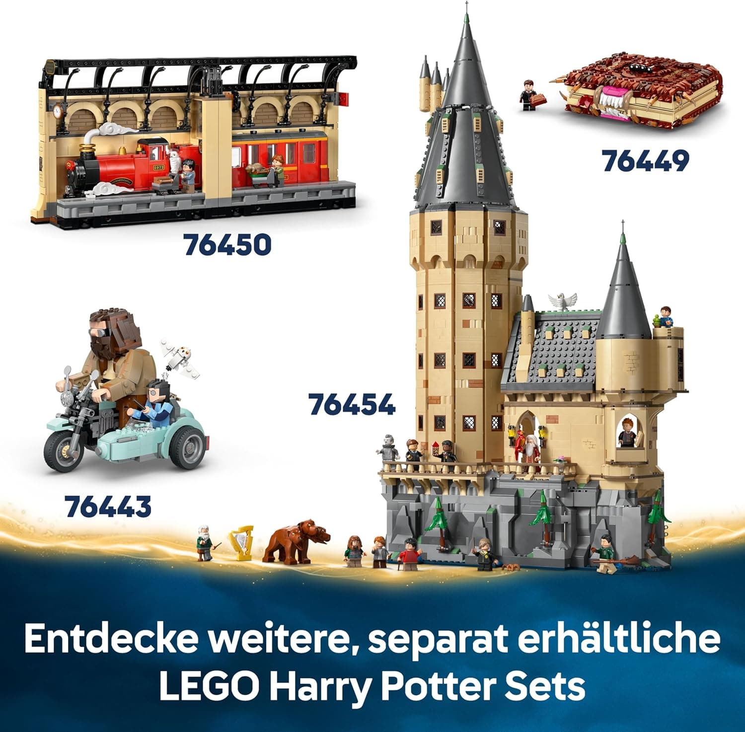LEGO Harry Potter Fawkes: Dumbledores Phönix-Spielzeug mit Sprechenden Hut, Gryffindor Schwert & Baby Fawkes – Bild 7