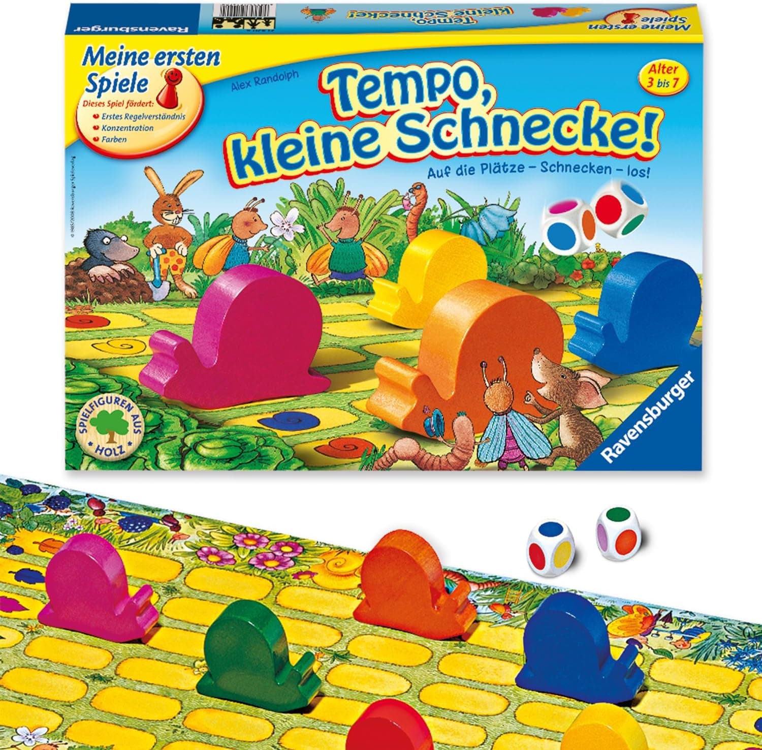 Ravensburger - Tempo kleine Schnecke - Das spannende Schneckenrennen