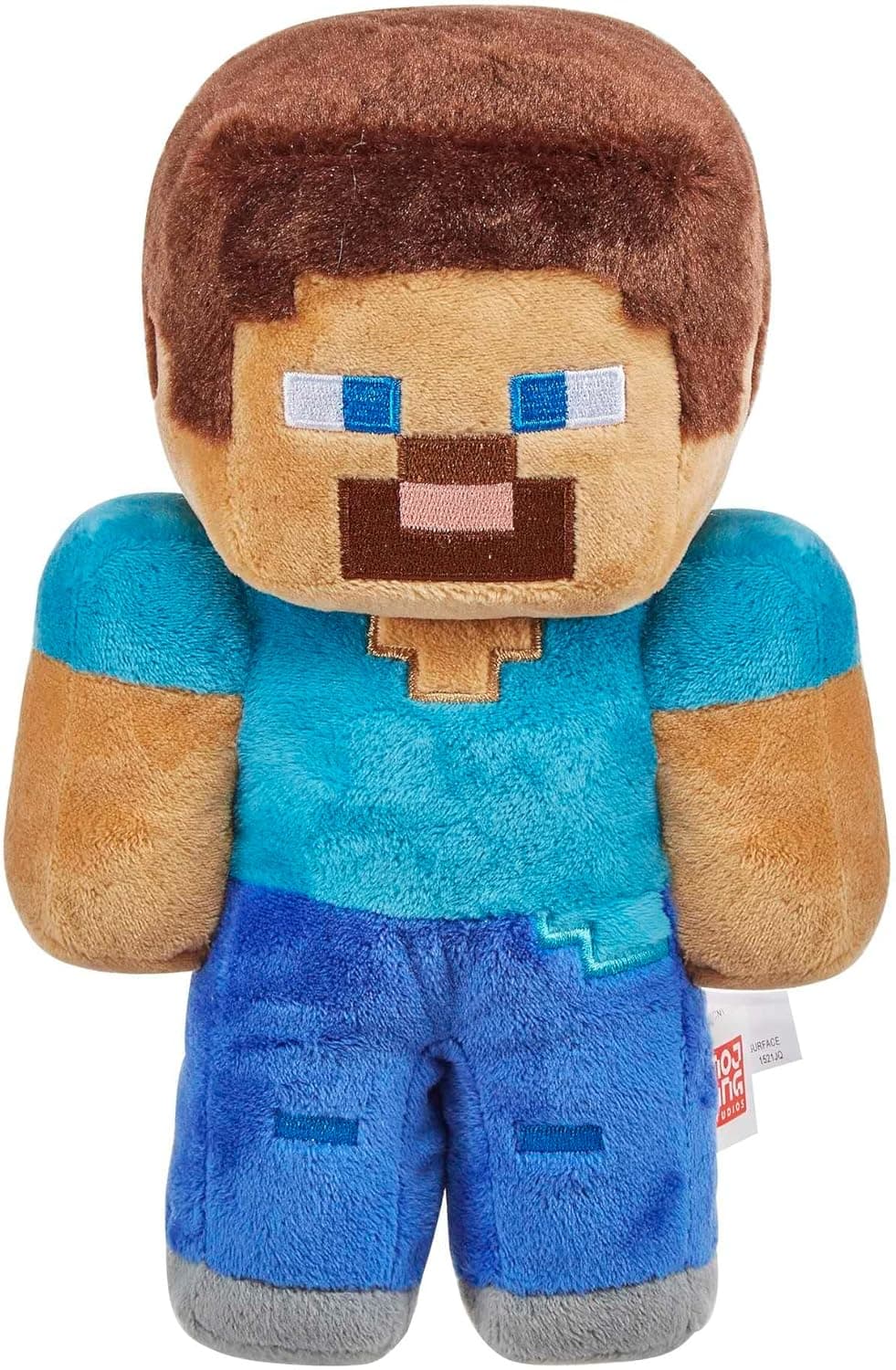 Mattel Steve Minecraft - Plüschfigur 21 cm, kuschelig & ideal zum Sammeln, Geschenk für Minecraft-Fans ab 3 Jahren – Bild 1