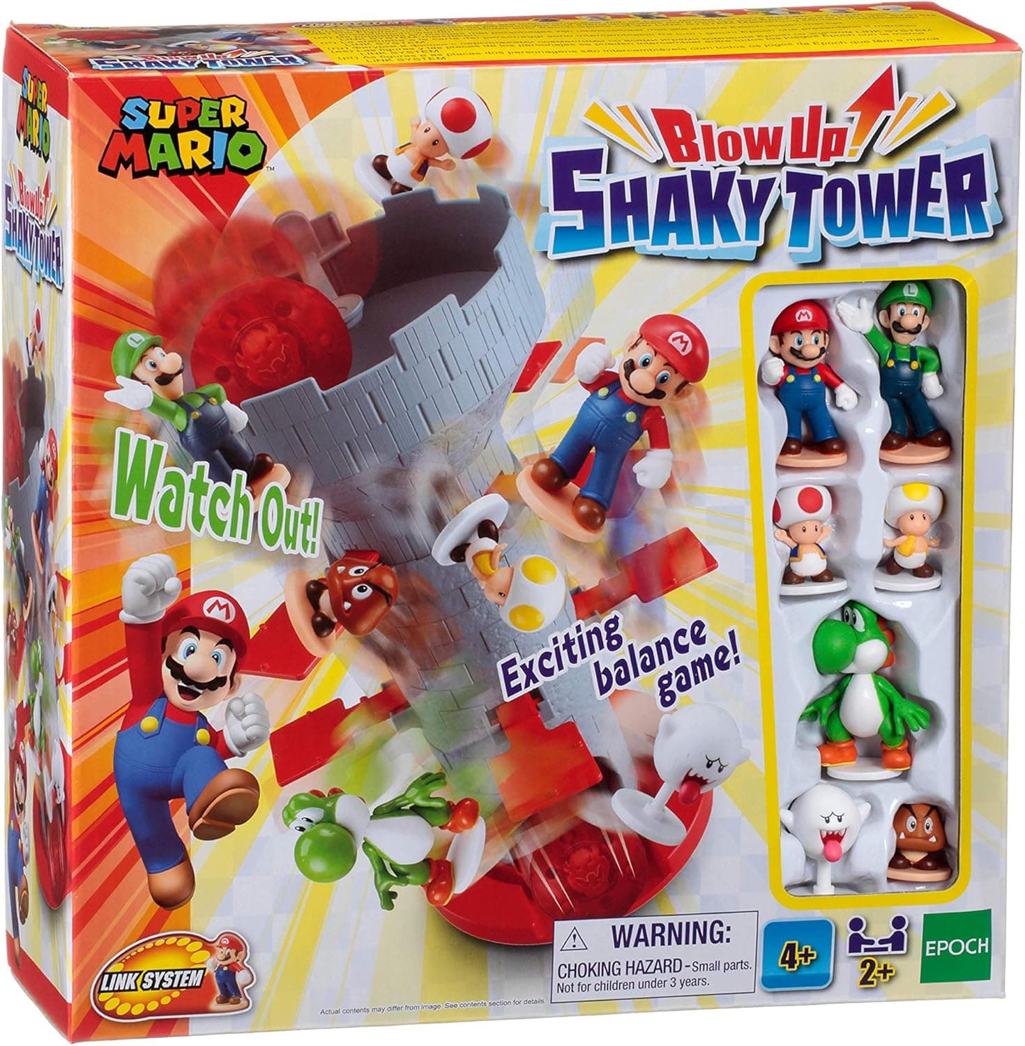 EPOCH Games Super Mario™ Blow Up! Shaky Tower - Geschicklichkeitsspiel – Bild 1