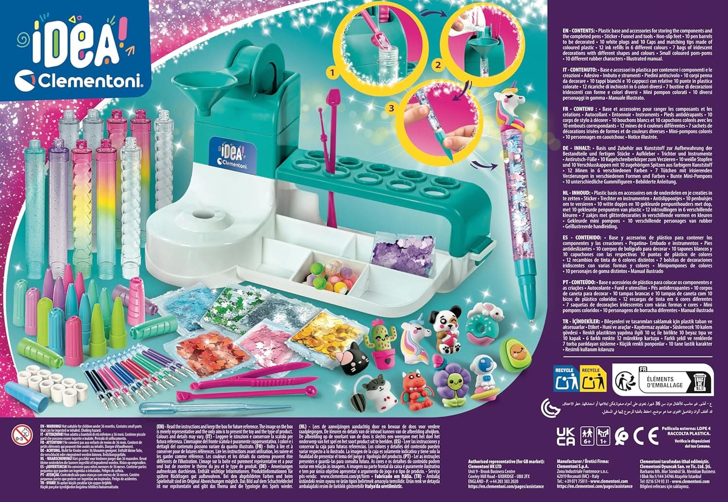 Clementoni Idea Stift-Atelier mit über 50 Accessoires – Bild 8