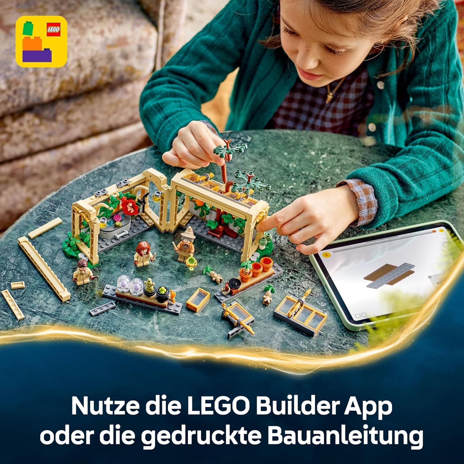 LEGO Harry Potter Schloss Hogwarts: Kräuterkundeunterricht – Bild 6