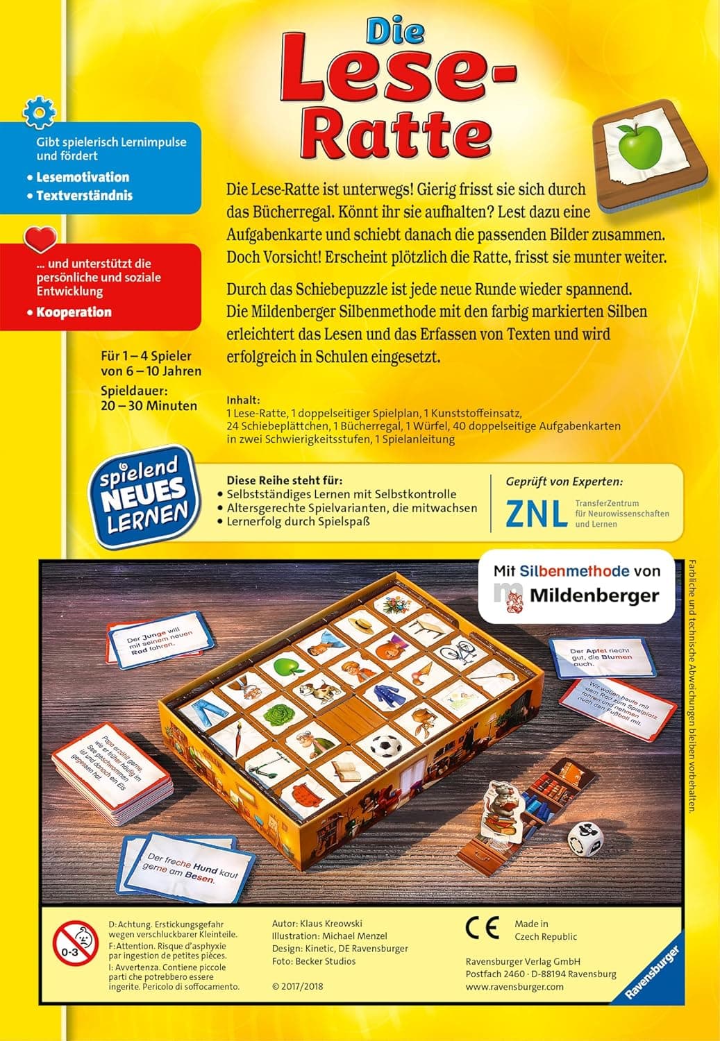 Ravensburger - Die Lese-Ratte - Spielen und Lernen für Kinder – Bild 3