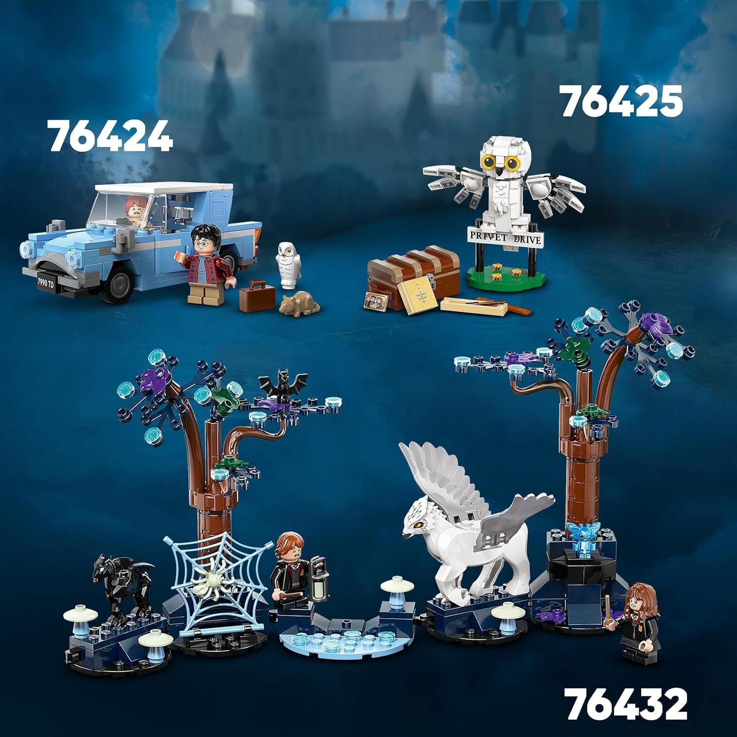 LEGO Harry Potter Fliegender Ford Anglia, baubares Spielzeug-Auto für Kinder – Bild 4