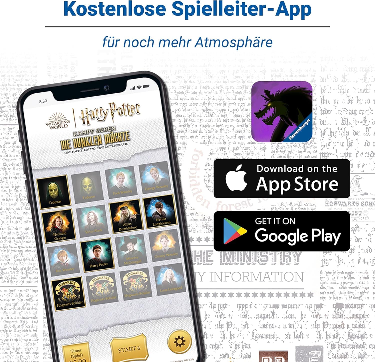 Ravensburger Familienspiel - Harry Potter - Kampf gegen die dunklen Mächte – Bild 4