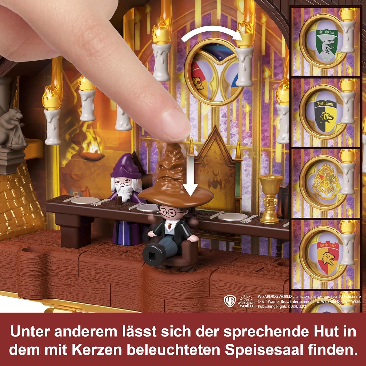 Polly Pocket Sammler-Spielset, Harry Potter-Schatulle mit 5 Puppen und 11 Zubehörteilen – Bild 5