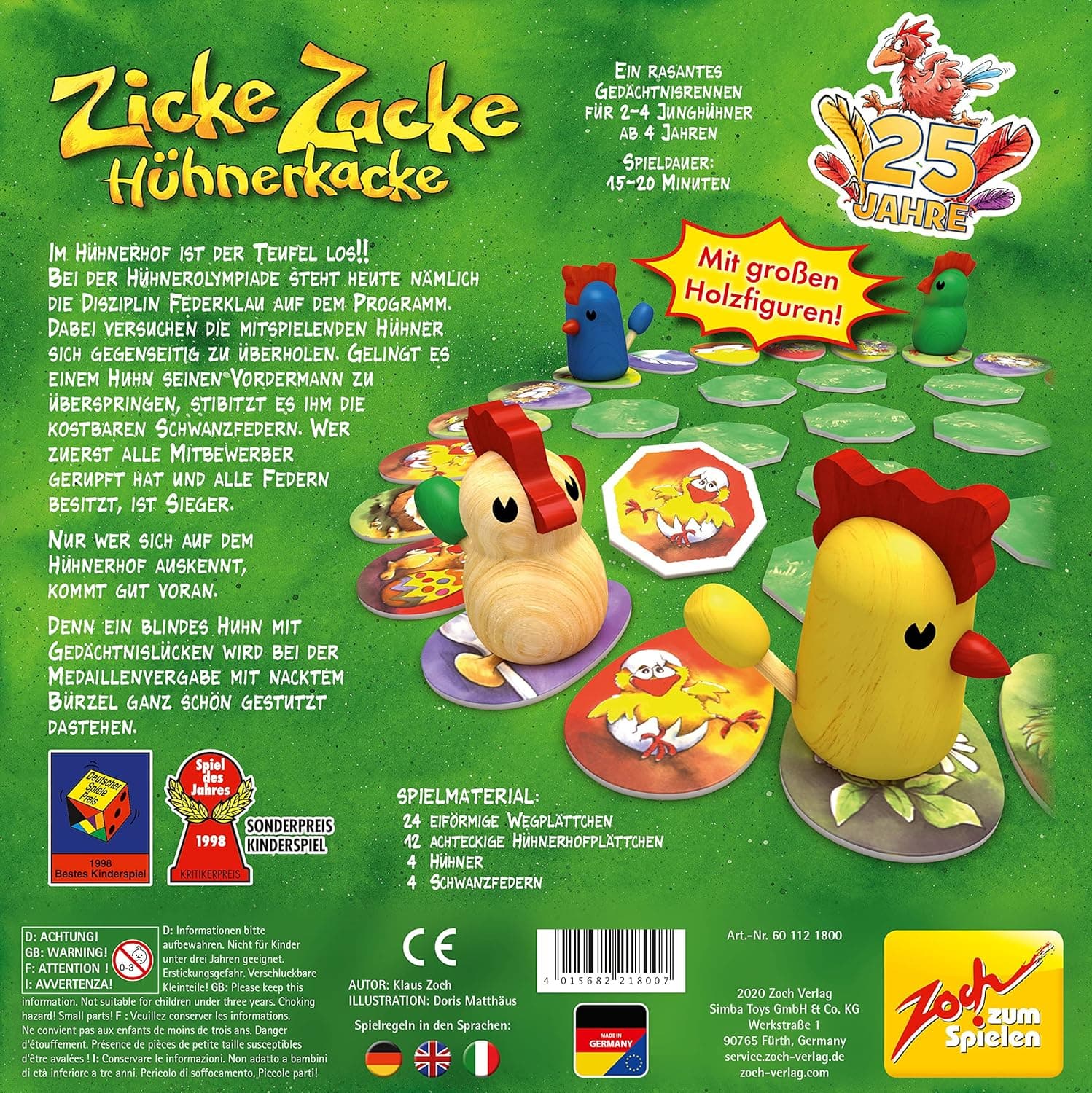 Zoch Zicke Zacke Hühnerkacke – das rasante Gedächtnisrennen – Bild 2