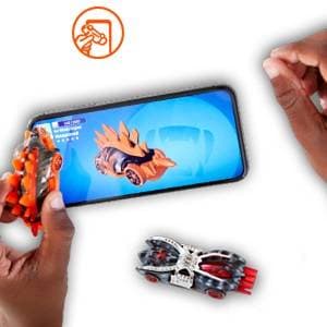 Hot Wheels Arkham Batmobil mit NFC-Chip zum Scannen iD App – Bild 3